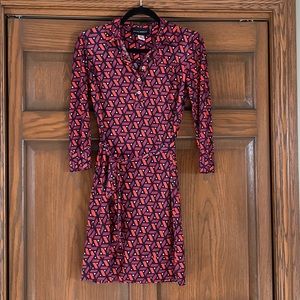 Geometric Print Sheath Dress